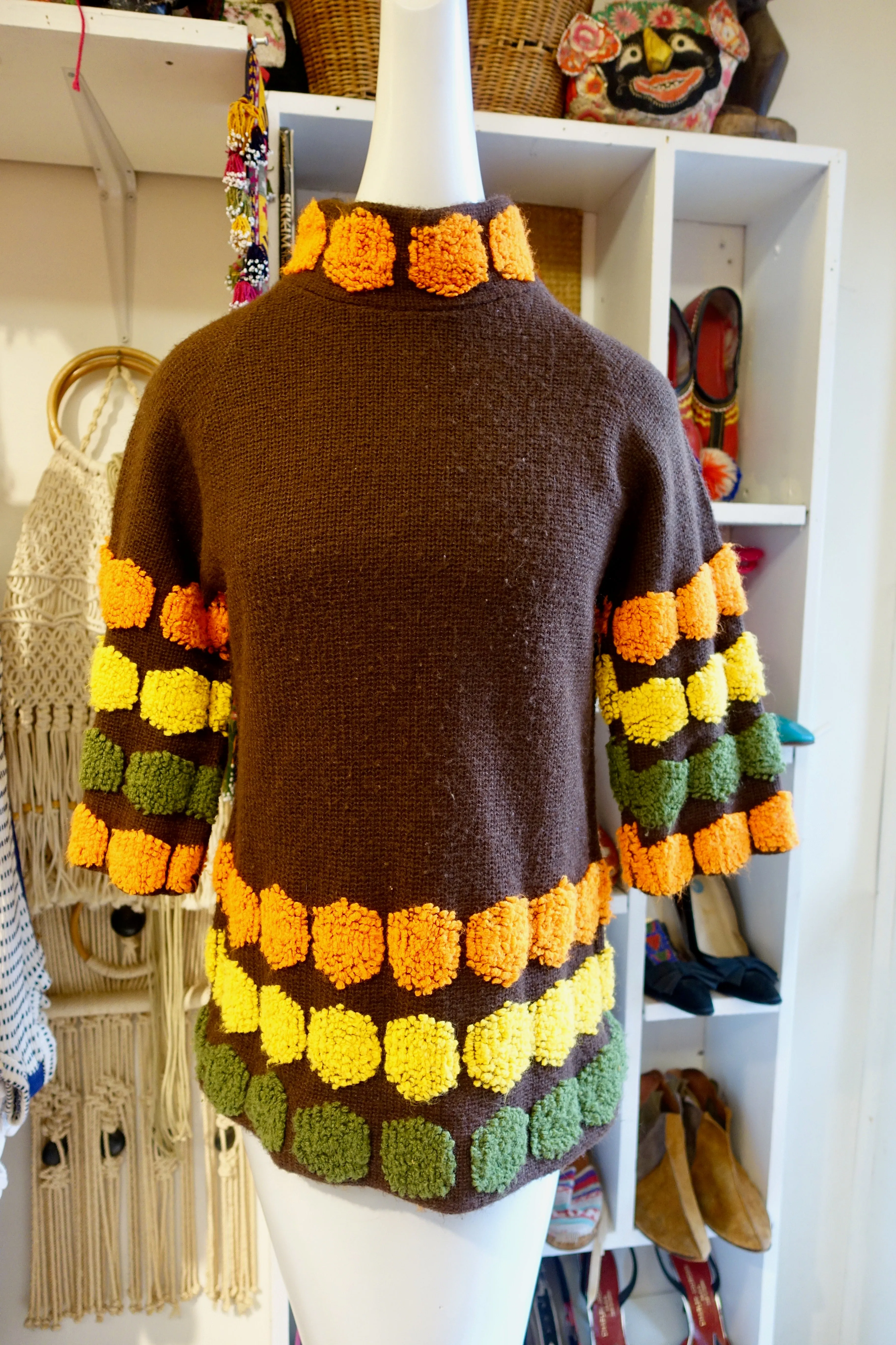 1970s Brown Knit Sweater - SOLD