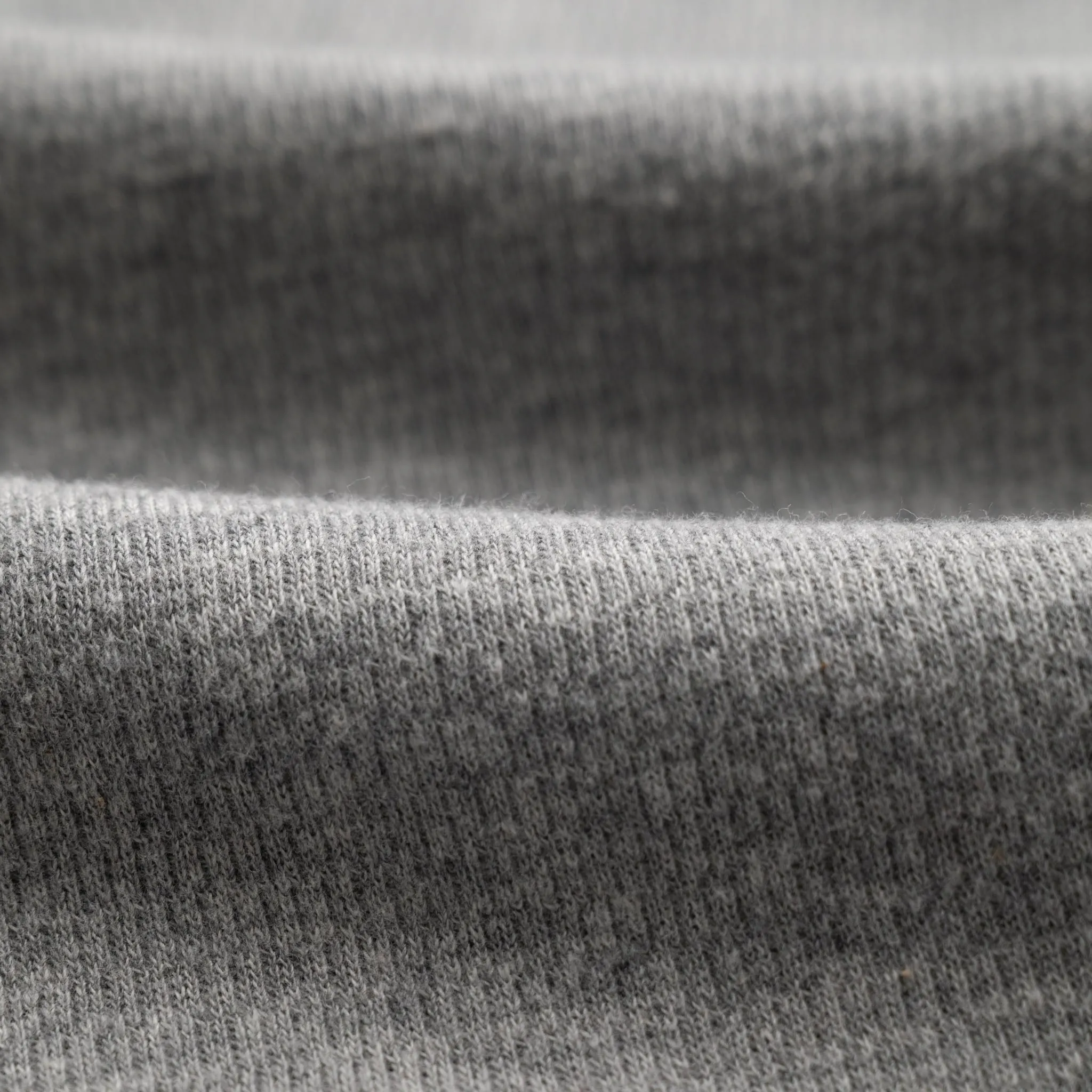 54005 Thermal Turtleneck Tee - Heather Grey