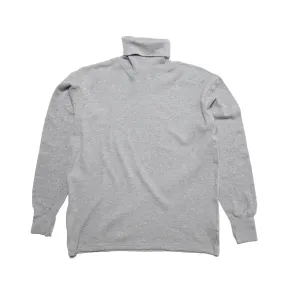 54005 Thermal Turtleneck Tee - Heather Grey