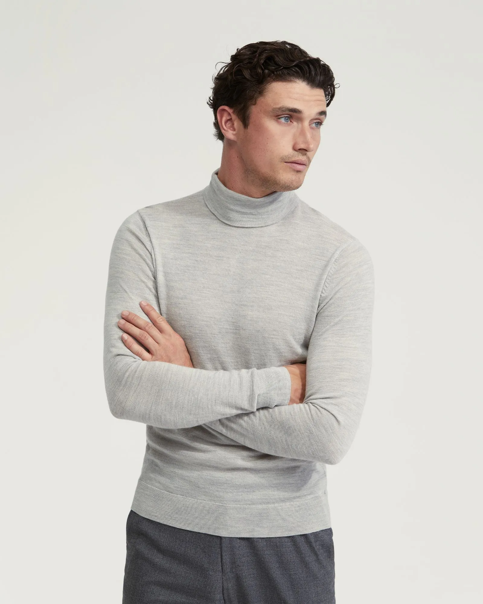 Aaron Turtle Neck Merino Wool Knit