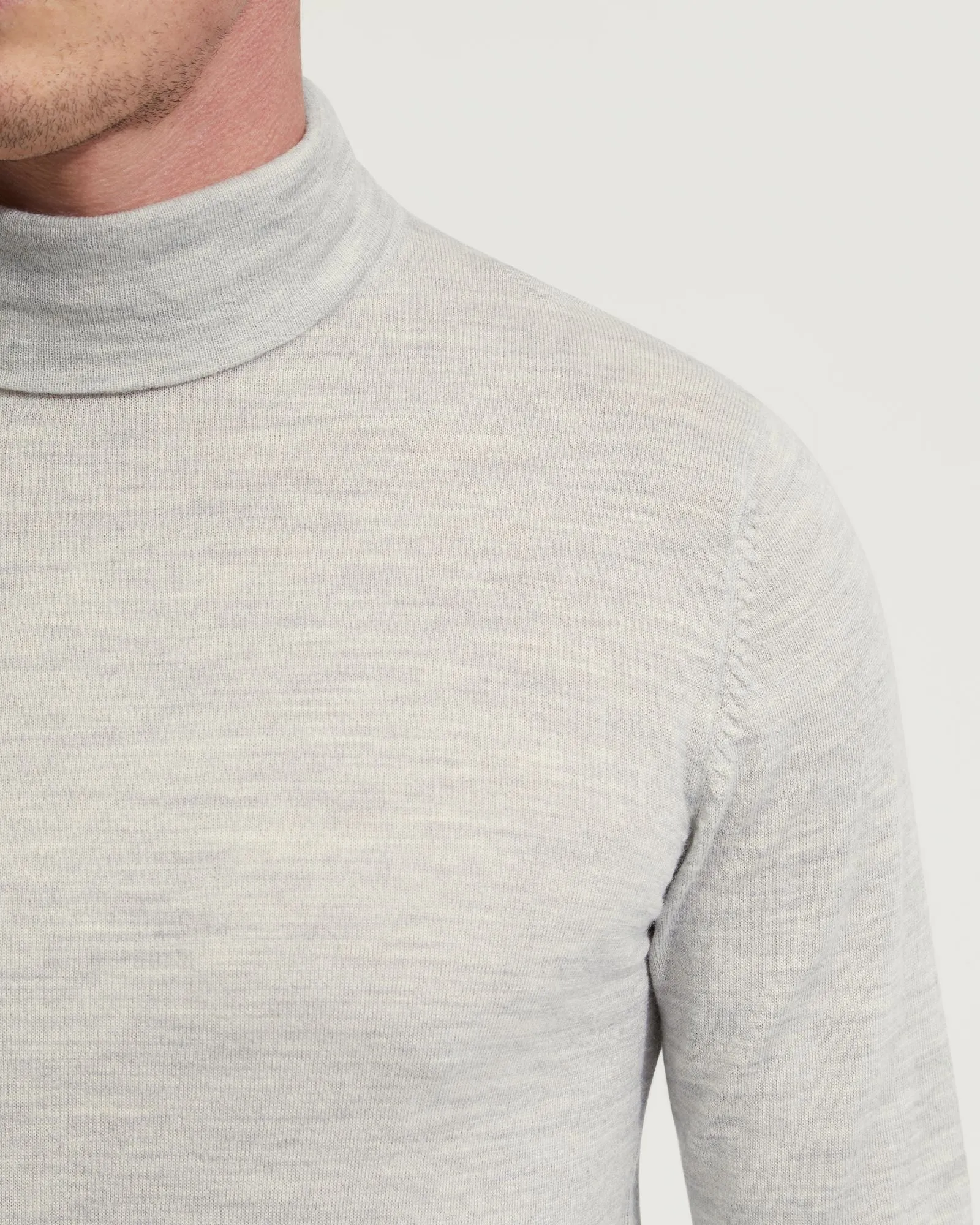 Aaron Turtle Neck Merino Wool Knit