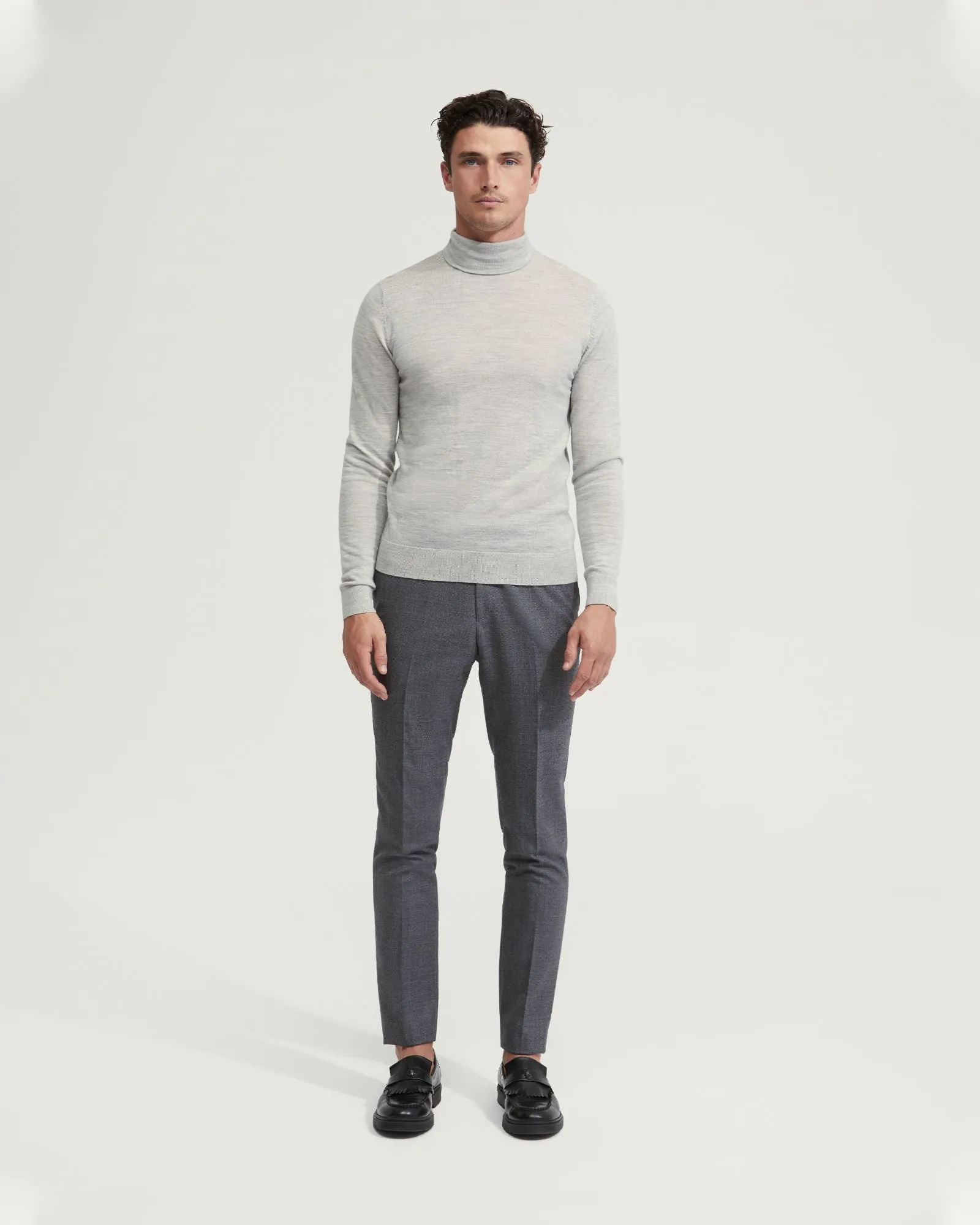 Aaron Turtle Neck Merino Wool Knit