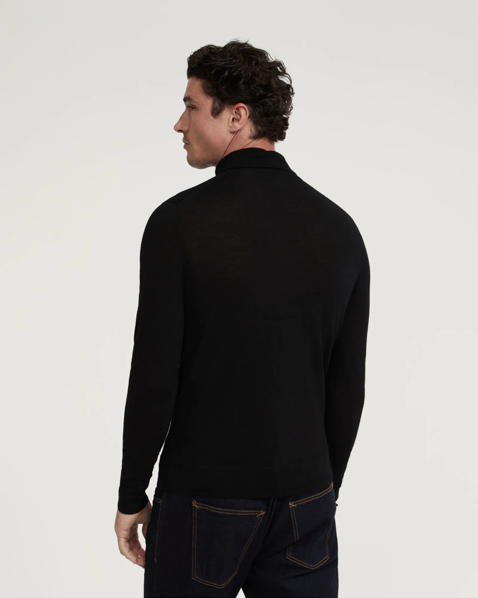 Aaron Turtle Neck Merino Wool Knit
