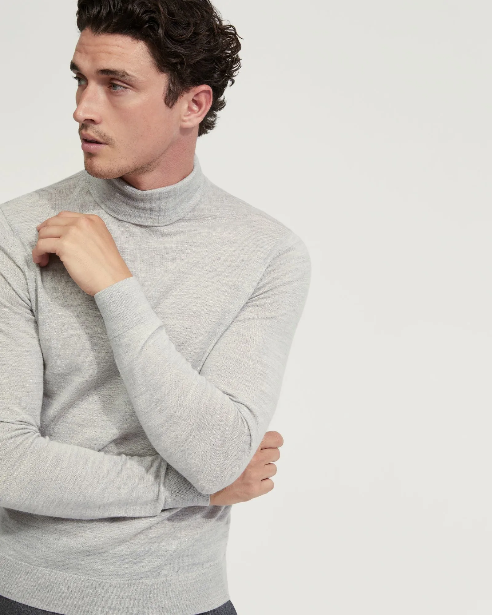 Aaron Turtle Neck Merino Wool Knit