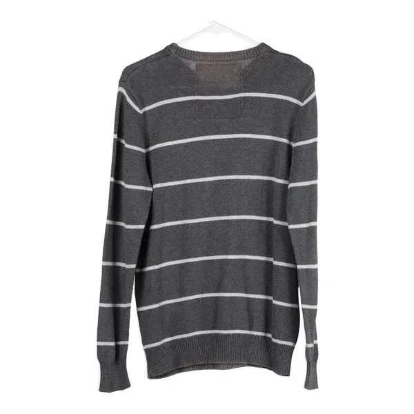 Abercrombie & Fitch Jumper - Large Grey Cotton