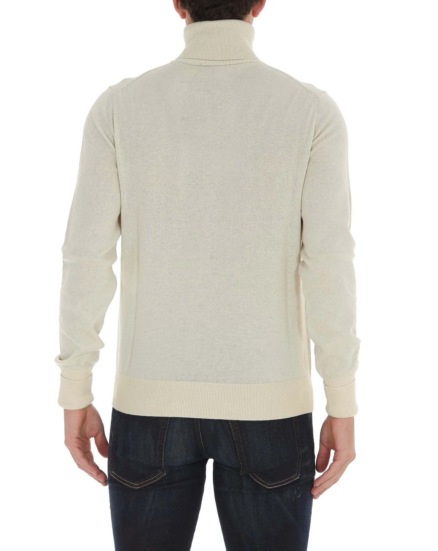 Alexander McQueen Lurex Turtleneck Jumper