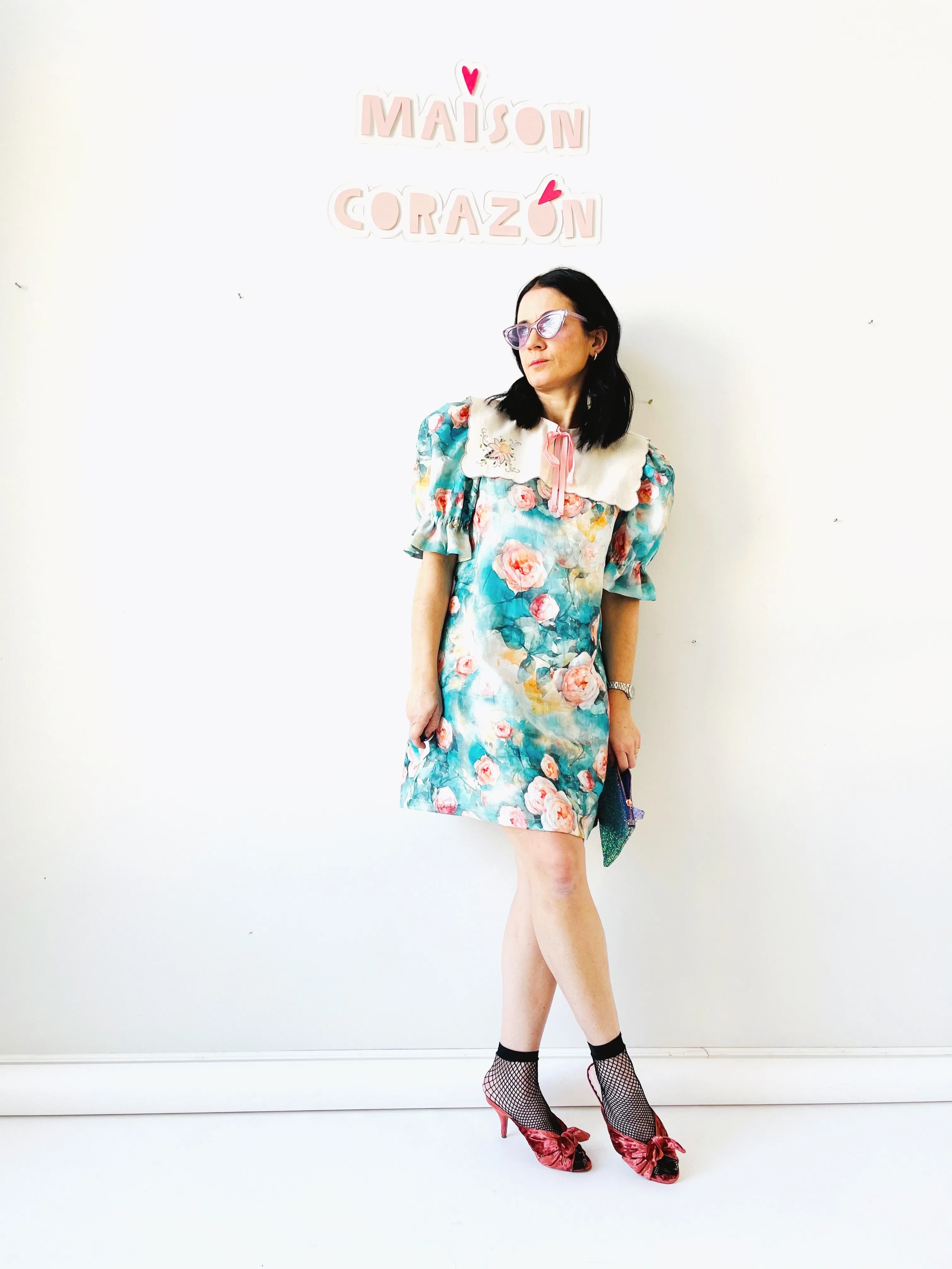 Alice dress in Rosedal Print