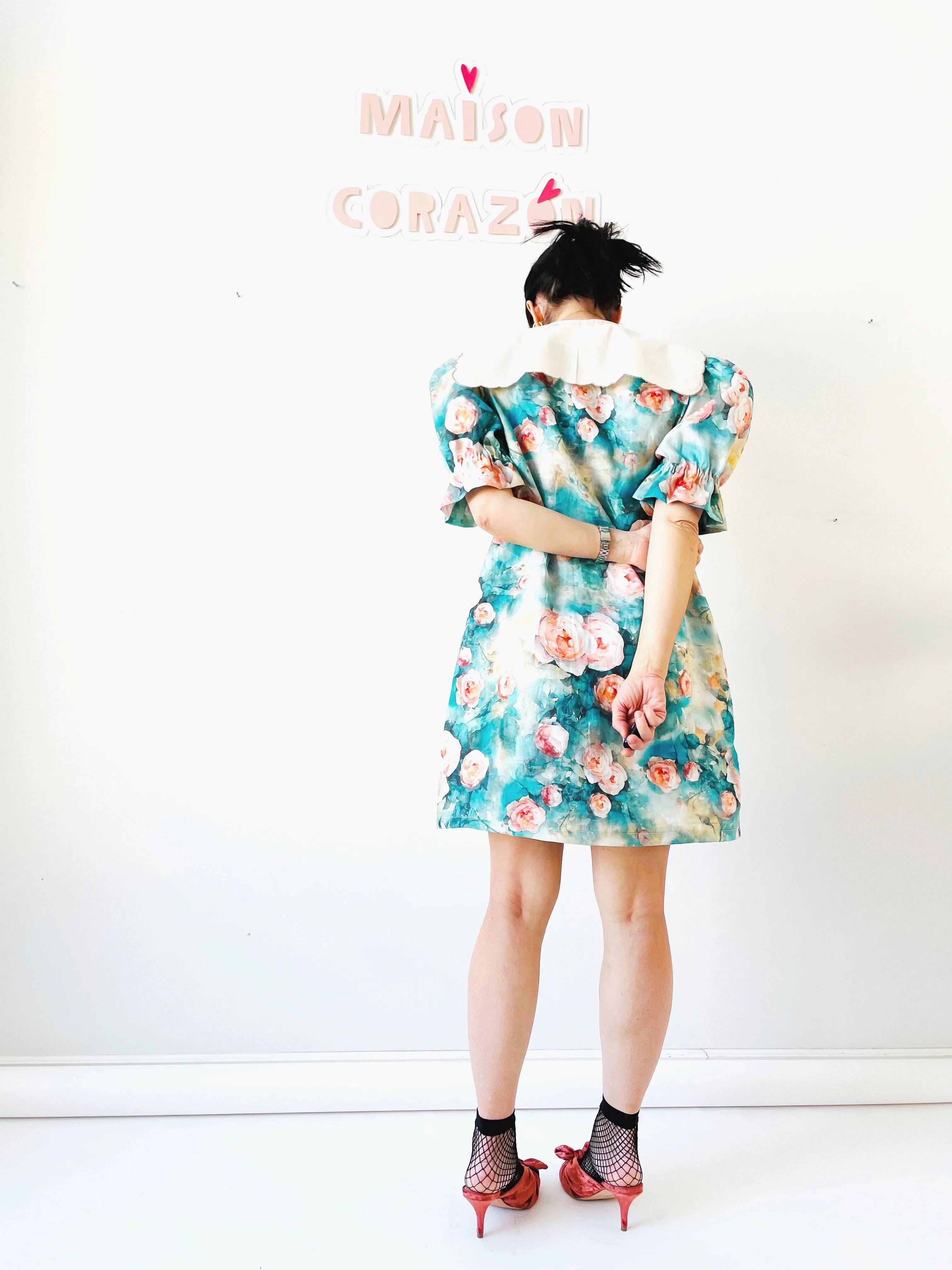 Alice dress in Rosedal Print