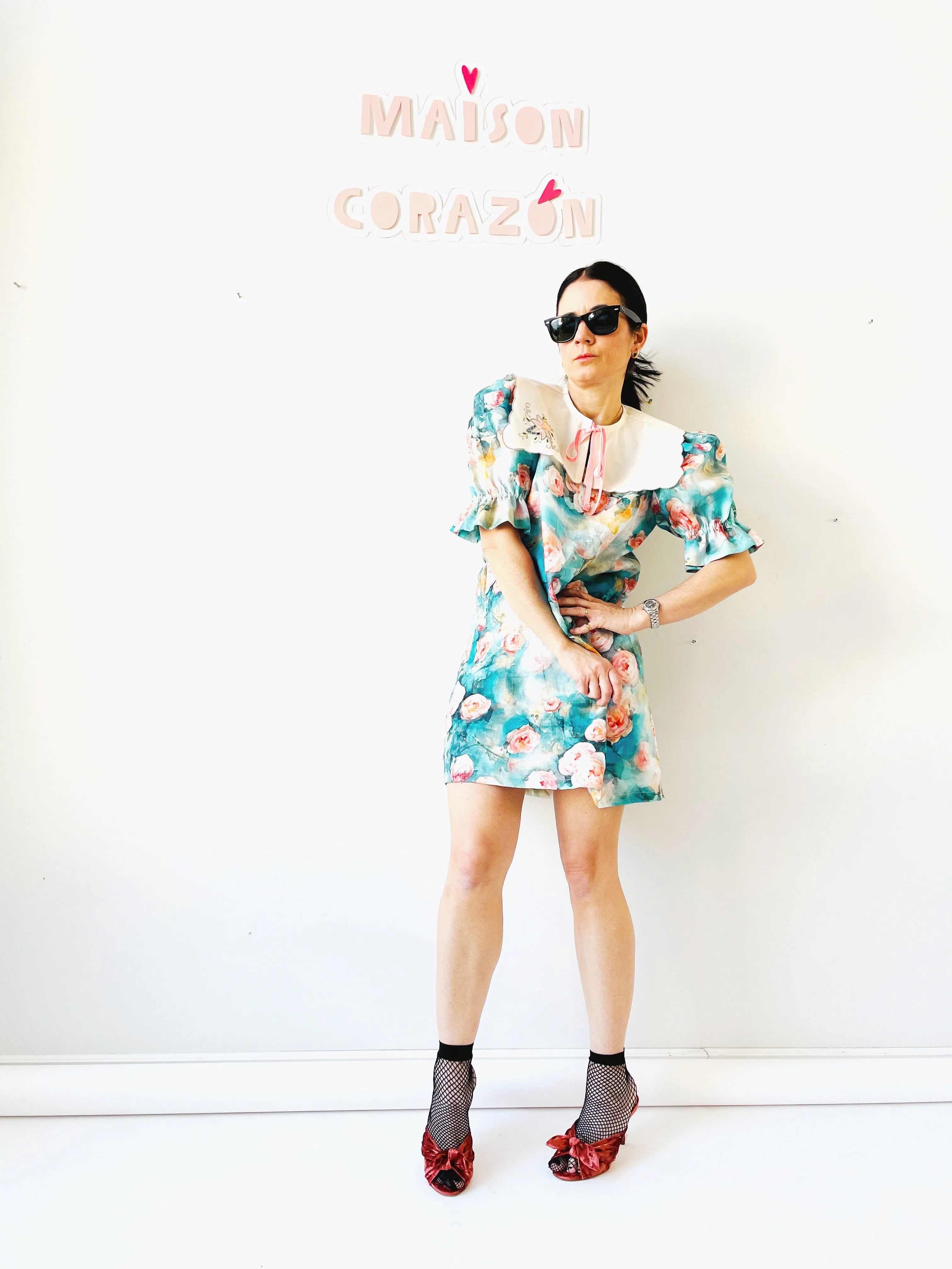 Alice dress in Rosedal Print