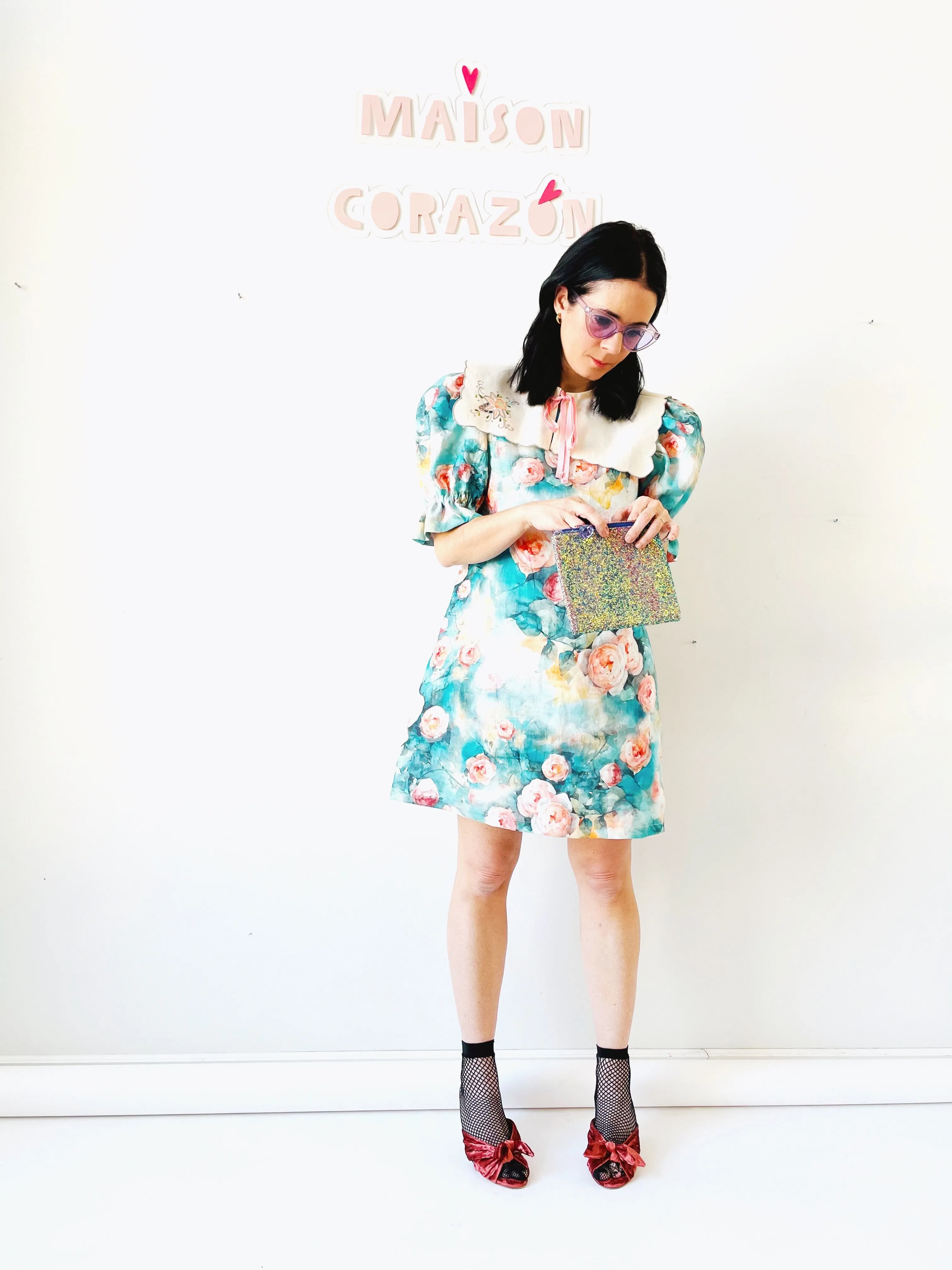 Alice dress in Rosedal Print