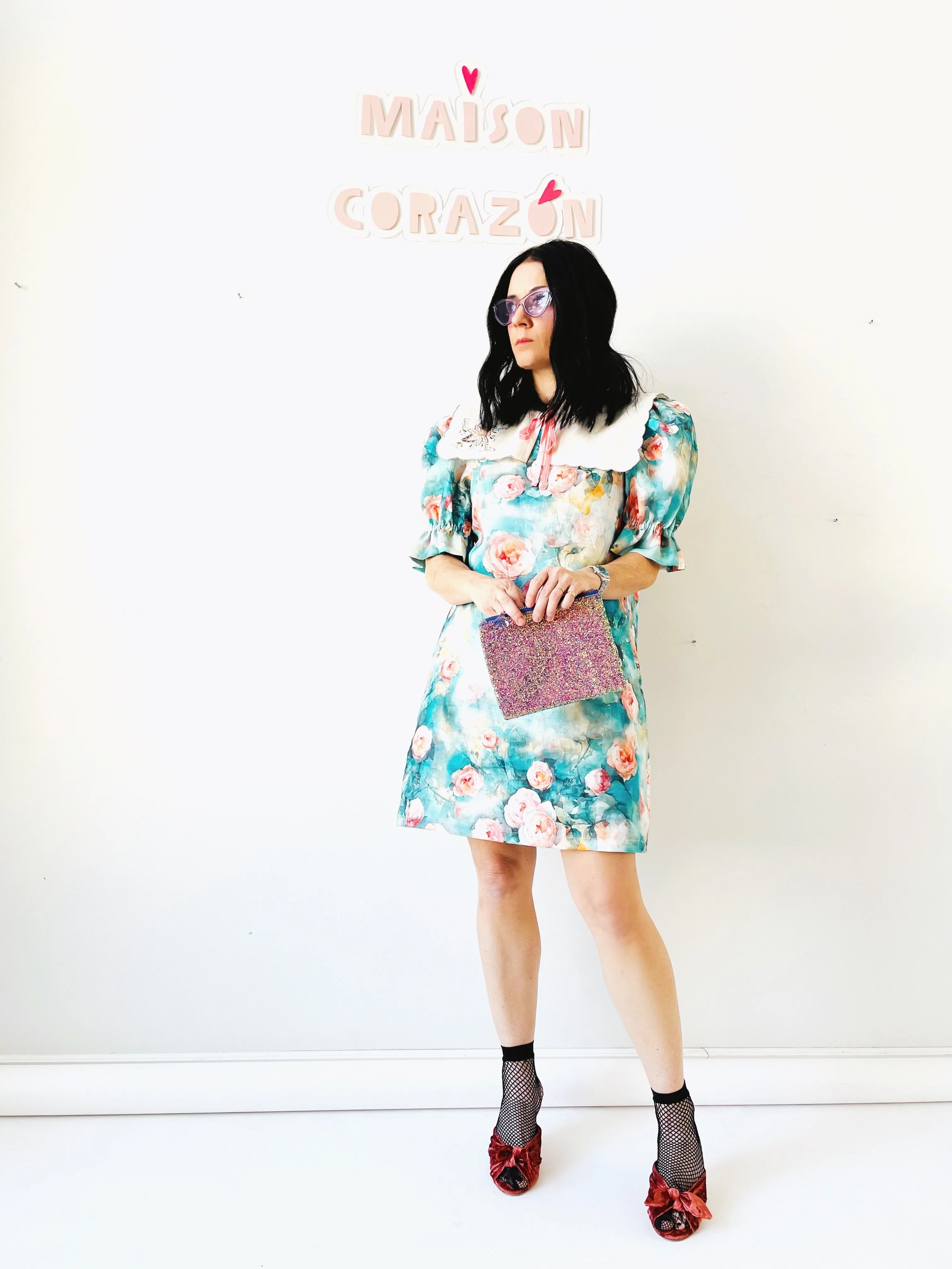 Alice dress in Rosedal Print