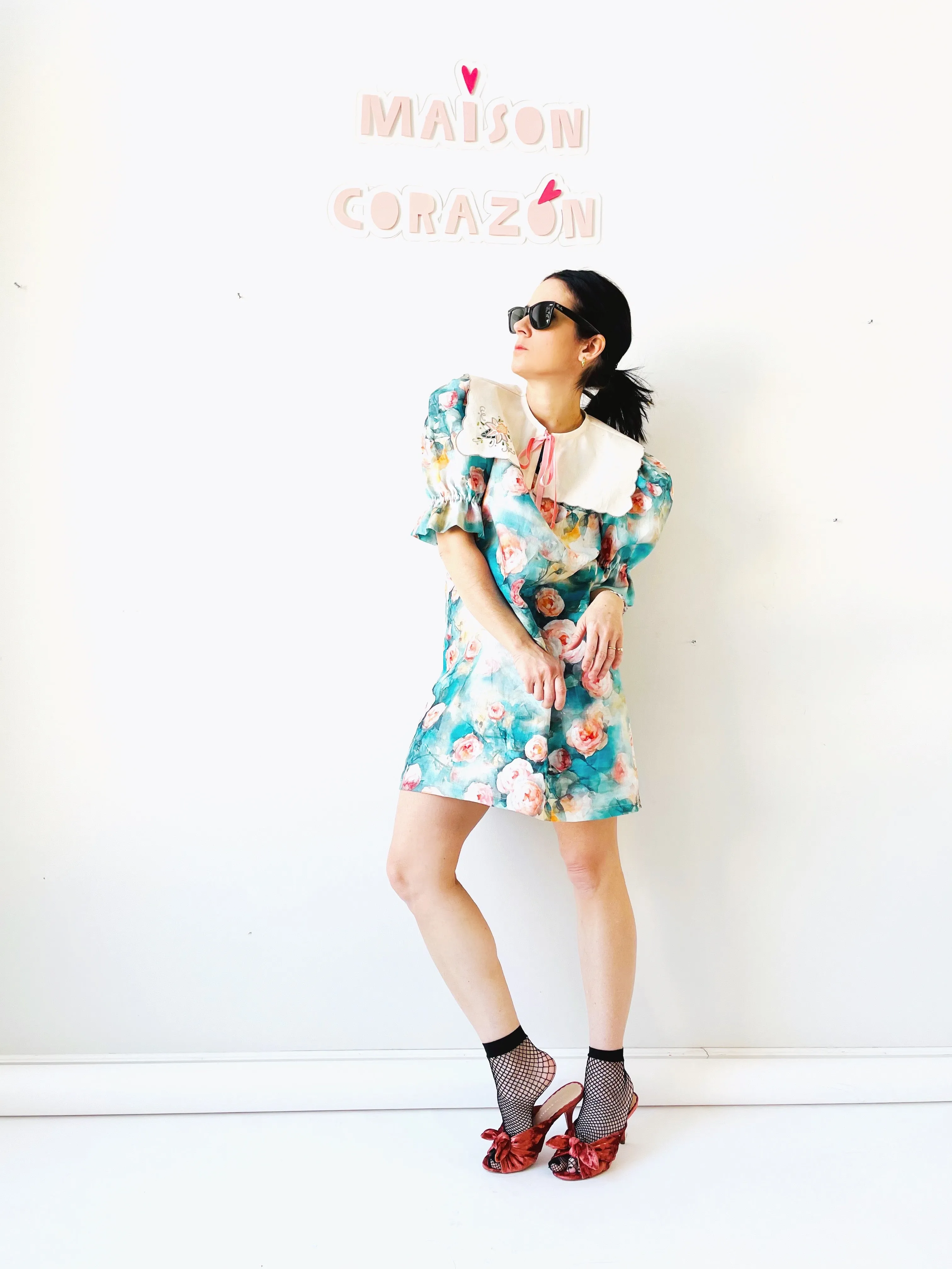 Alice dress in Rosedal Print