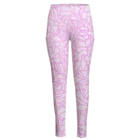 All-Over Print Women's High Waist Leggings With Side P ocket 138