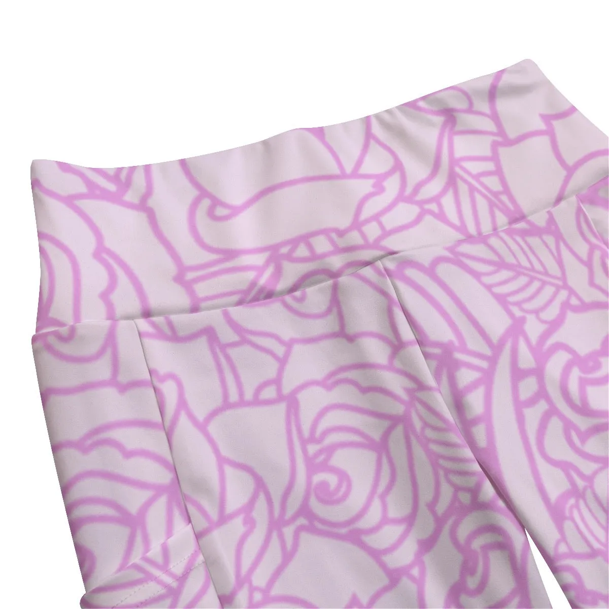 All-Over Print Women's High Waist Leggings With Side P ocket 138