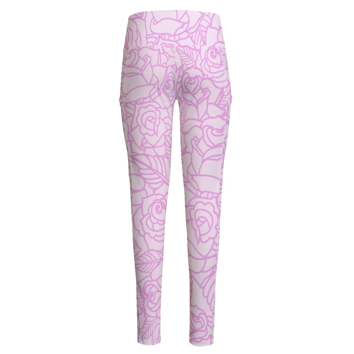 All-Over Print Women's High Waist Leggings With Side P ocket 138
