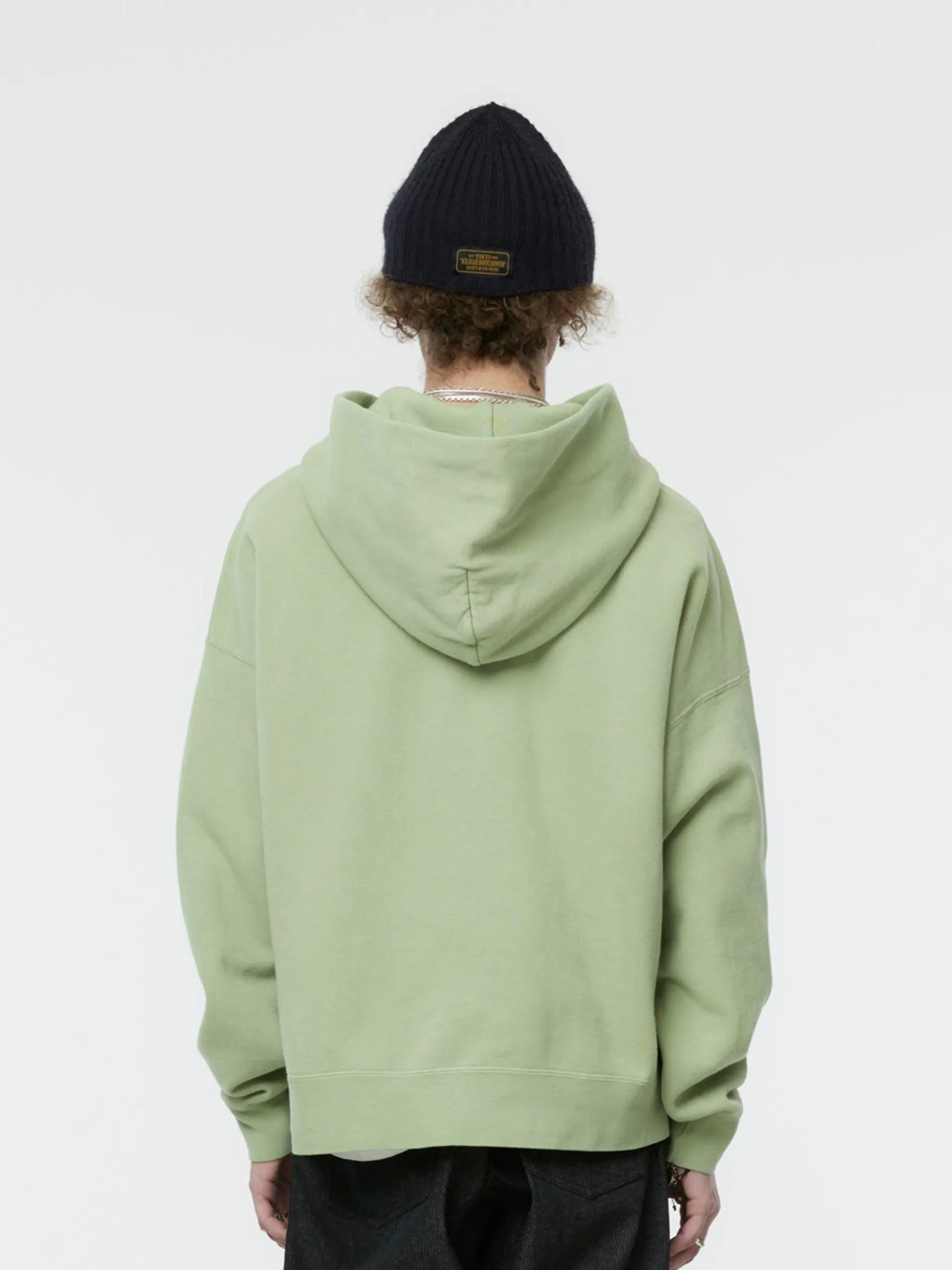 AMPLUS SB HOODIE P.O. DMGD (U.D.) (Lt. Green)