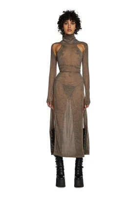 Atmosphere High Slit Maxi Dress