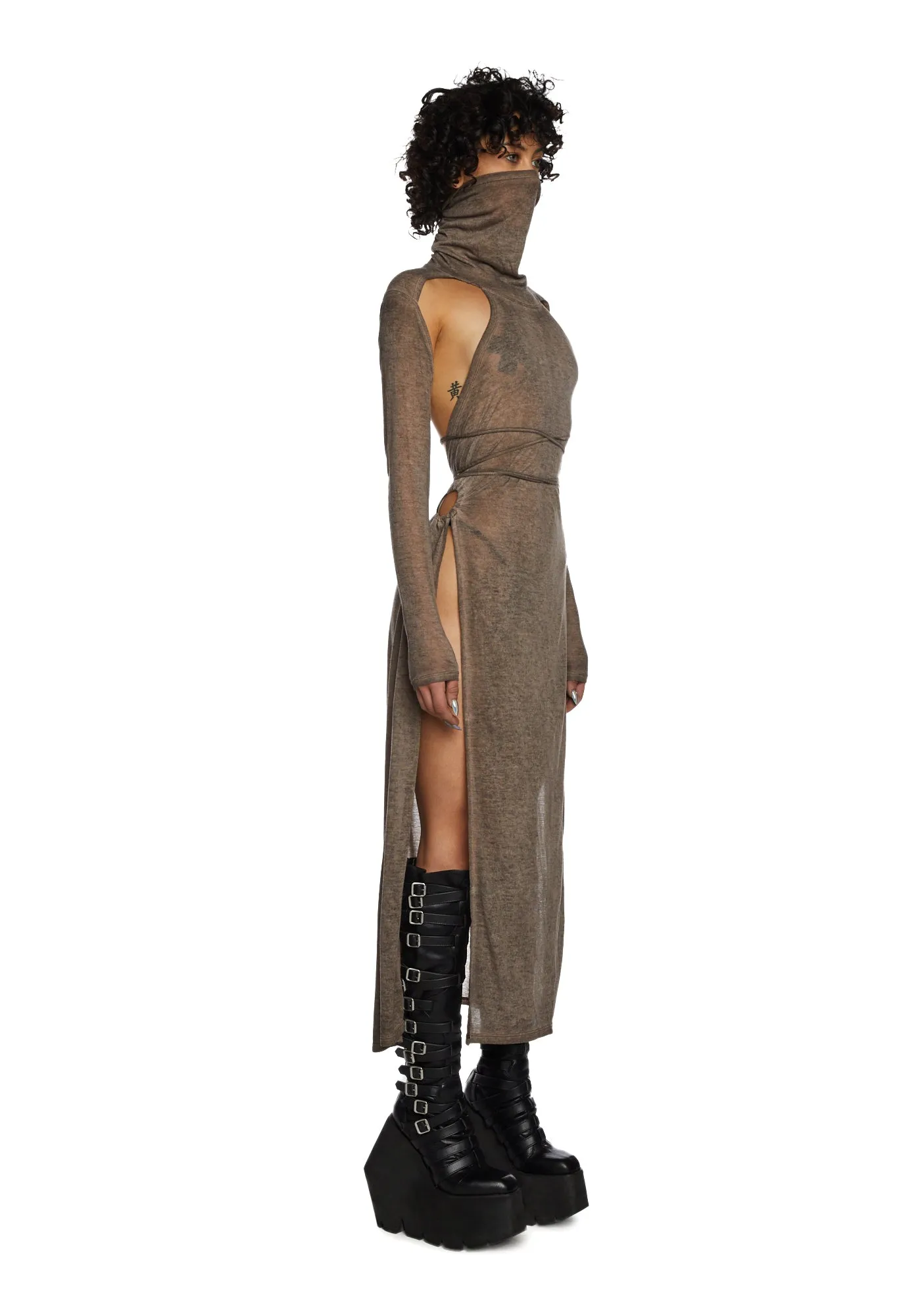Atmosphere High Slit Maxi Dress