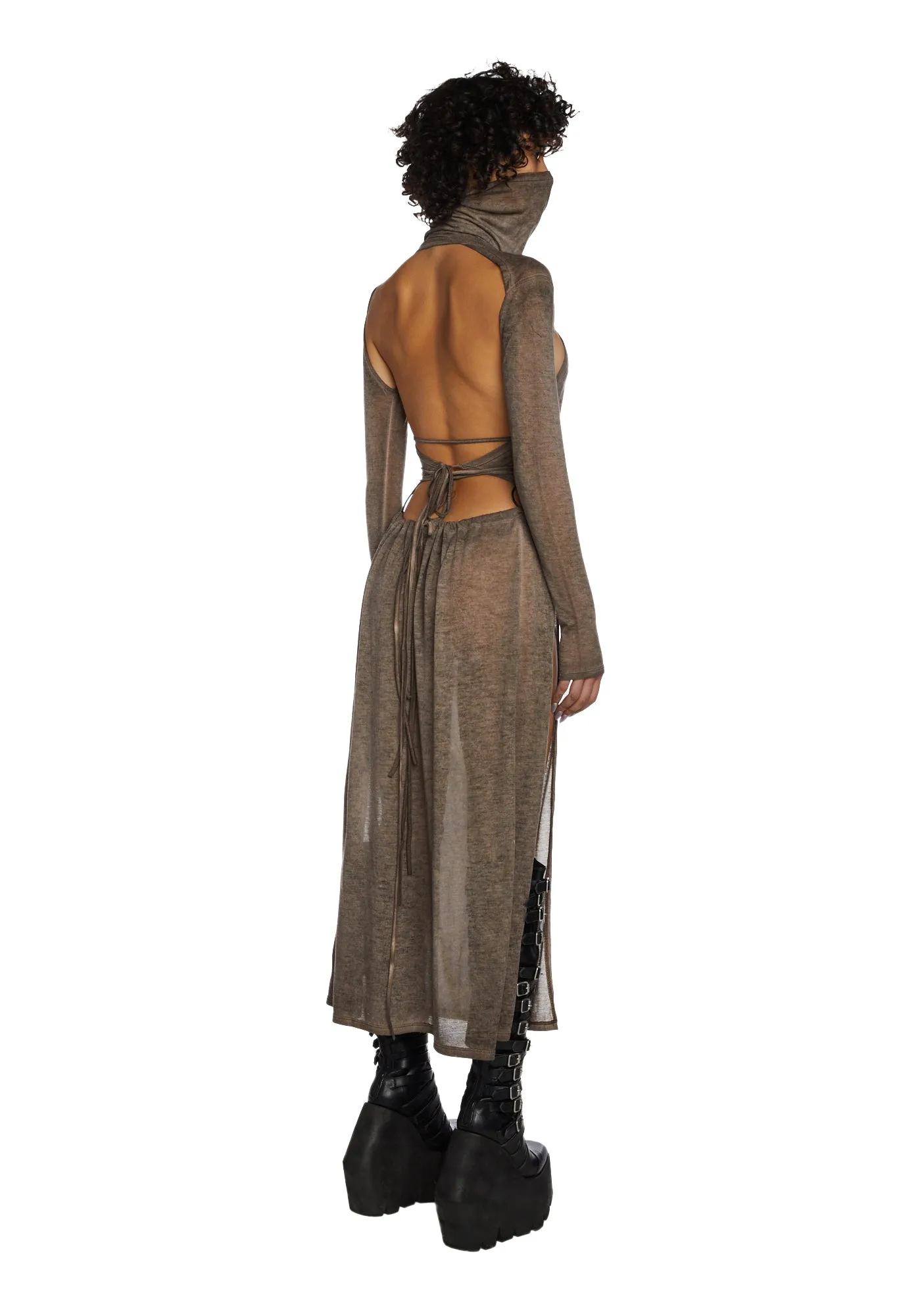 Atmosphere High Slit Maxi Dress