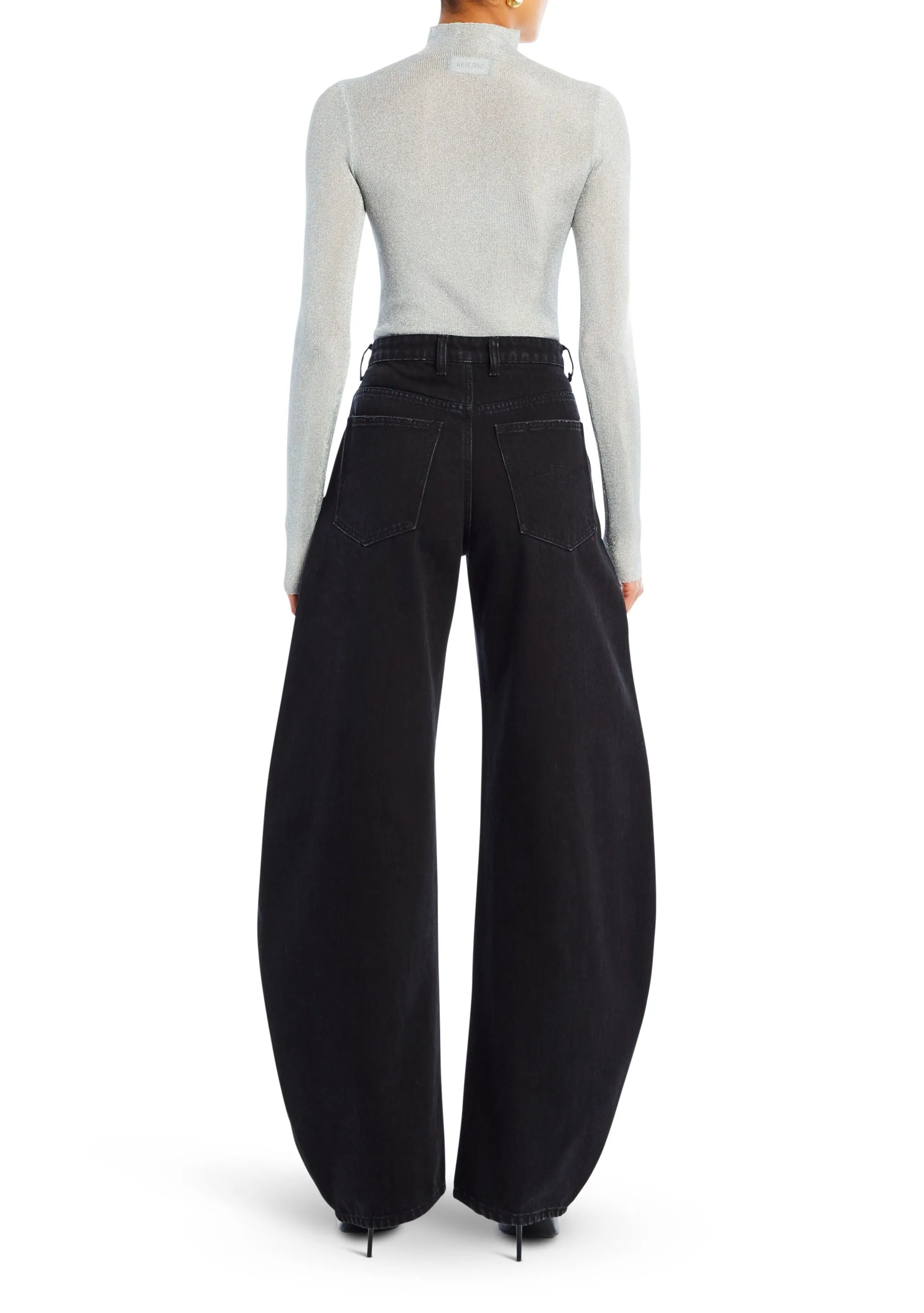 Avery Metallic Knit Top