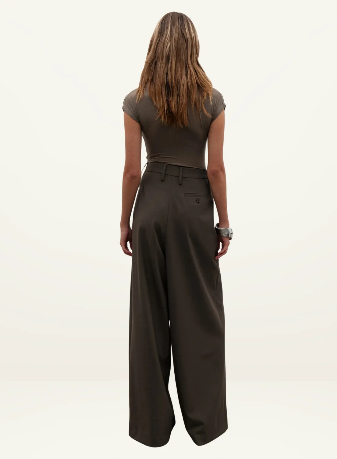 Bayse Amrita Sleeveless Bodysuit in MINK