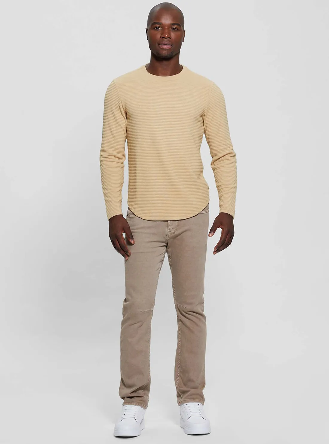 Beige Hudson Linear Jumper