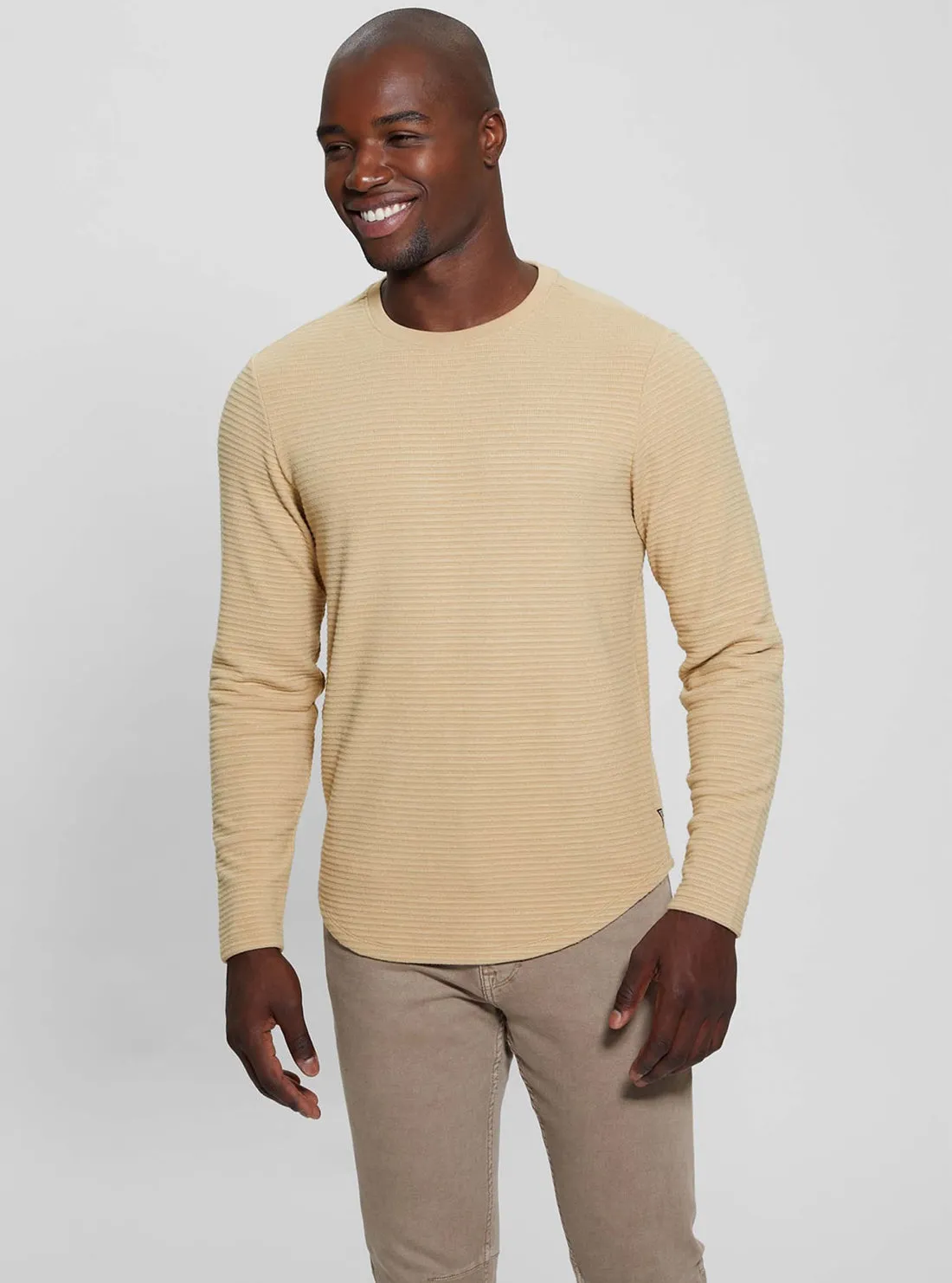 Beige Hudson Linear Jumper