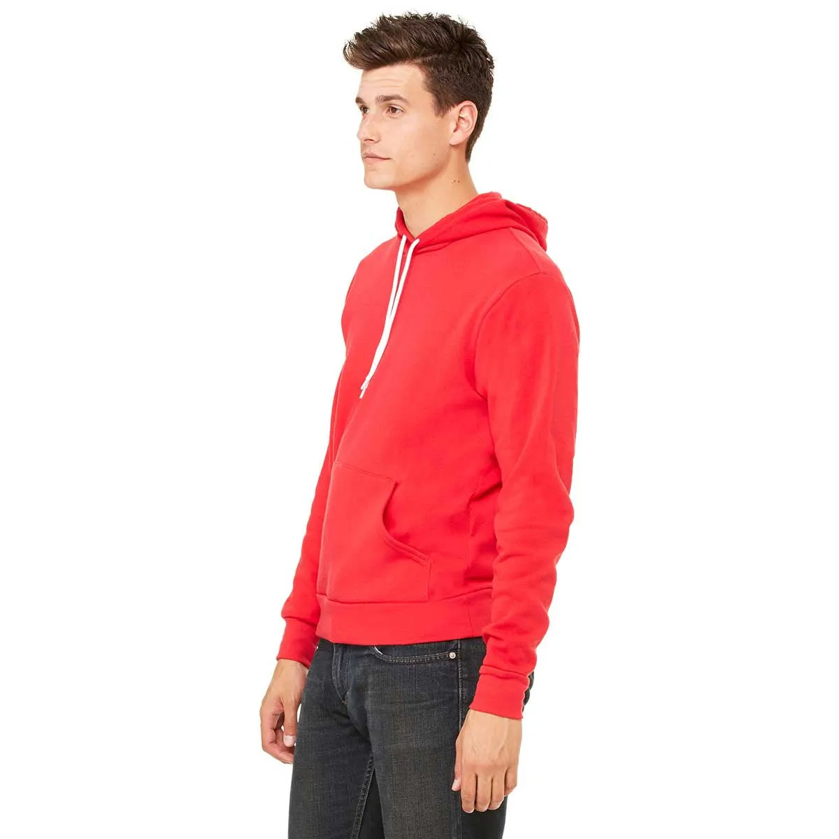 Bella   Canvas Unisex Red Pullover Hoodie