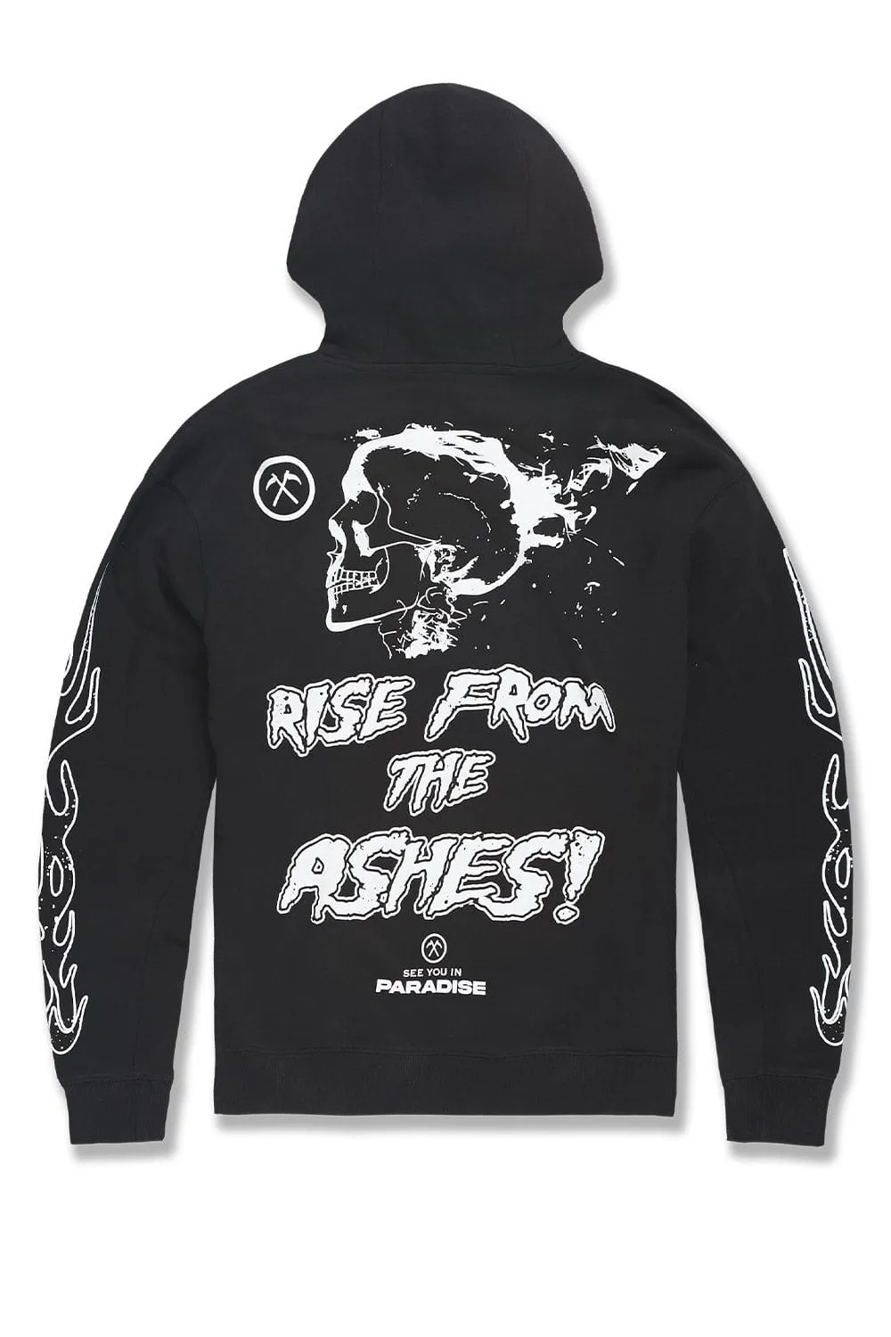 Big Men's Reincarnation Pullover Hoodie (Black)