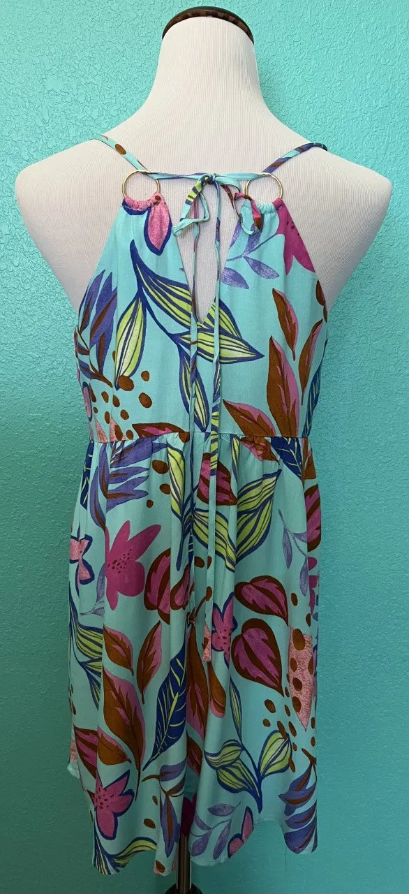 Blue Floral Dress