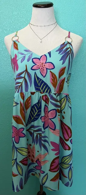 Blue Floral Dress