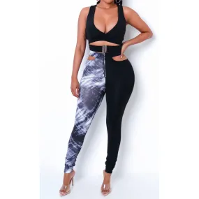 Boss Babe High Waist Pants Set (Black)