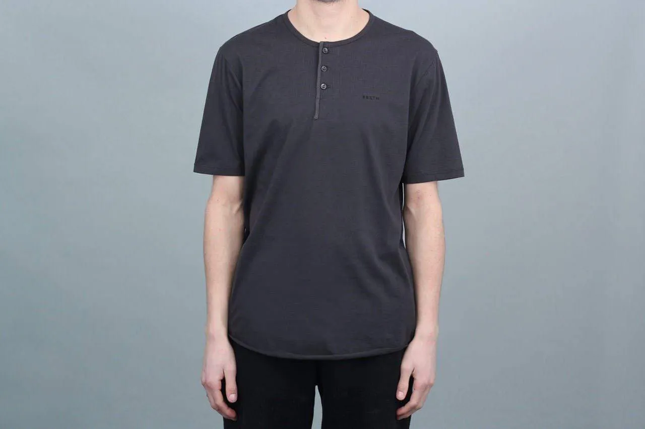 Brixton Berkeley Henley Washed Black