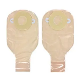 BX/10 - Nu-Flex Adult Drain Pouch With Barrier Pre-Cut 2-1/8" Convex, Roll-Up Closure