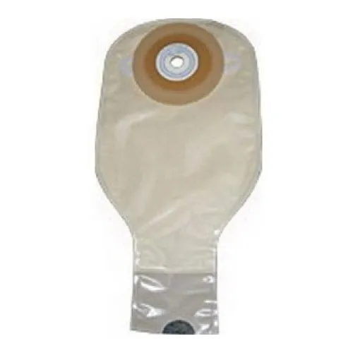 BX/10 - Special Oval Drain Pouch Barrier 46 Pre-Cut 7/8" x 1-1/4" Opening 16" Pouch