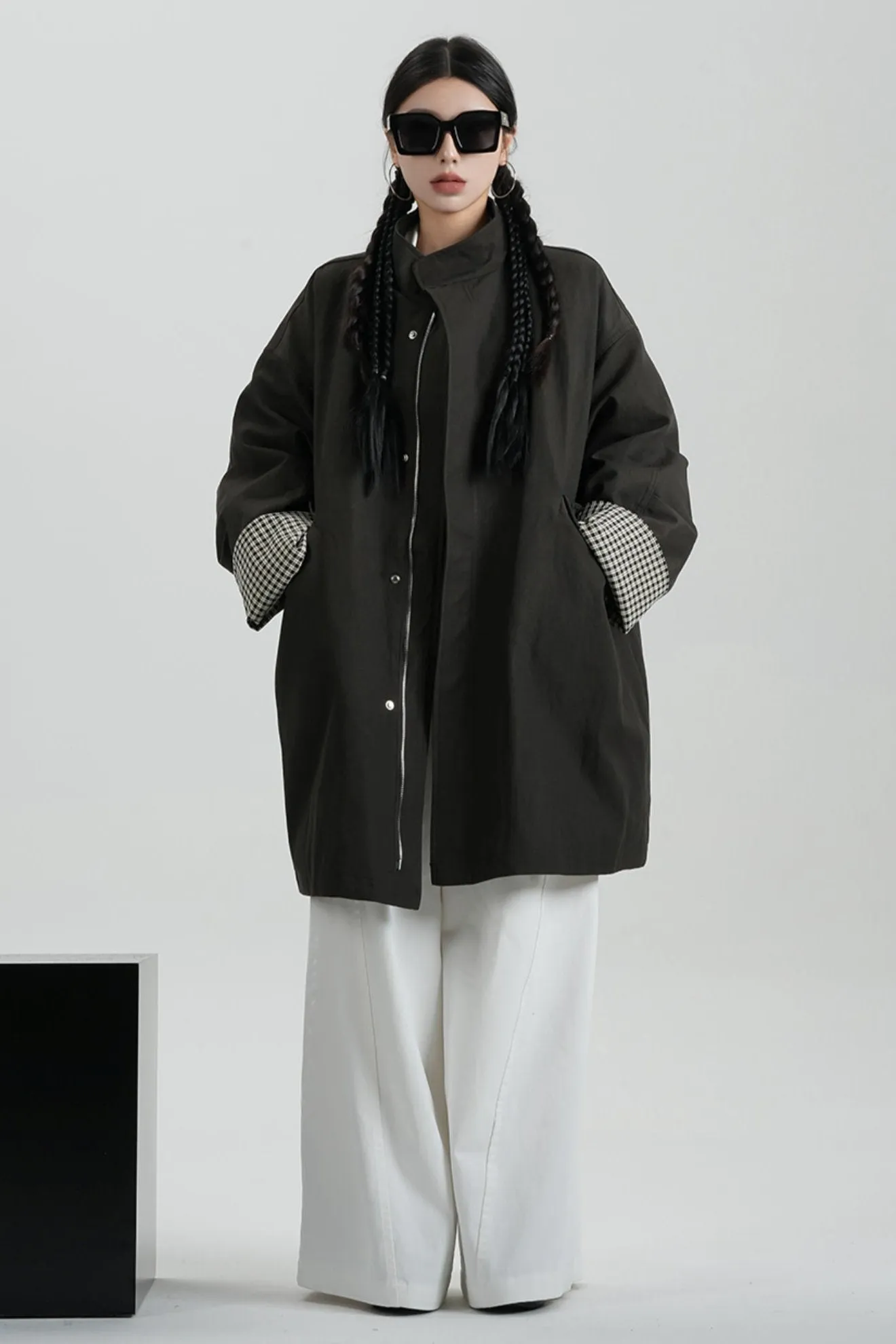 Casual High Waist Mop Pants