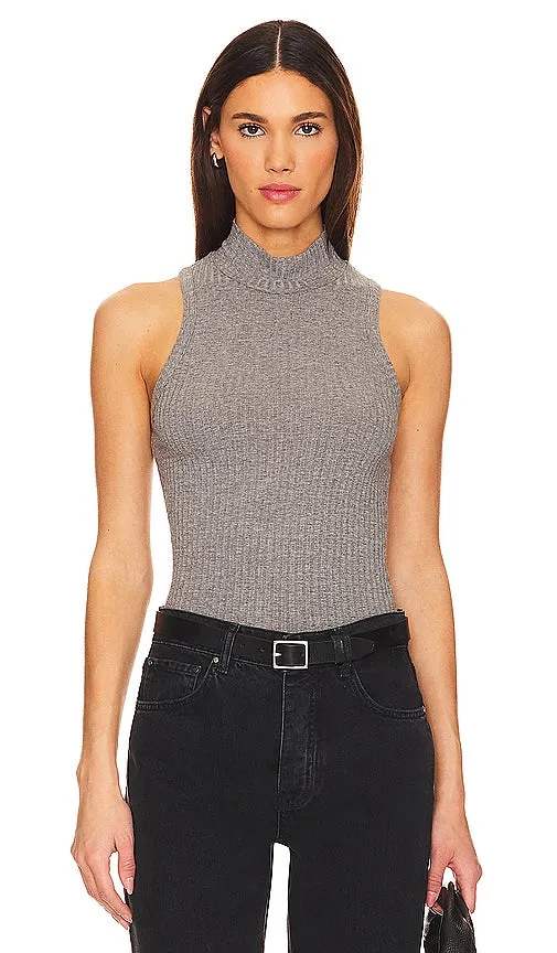 Citizens of Humanity Alice Baby Turtleneck Tank in Grey