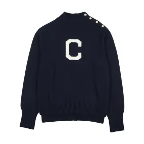 Coco Blanc Navy Knit Set