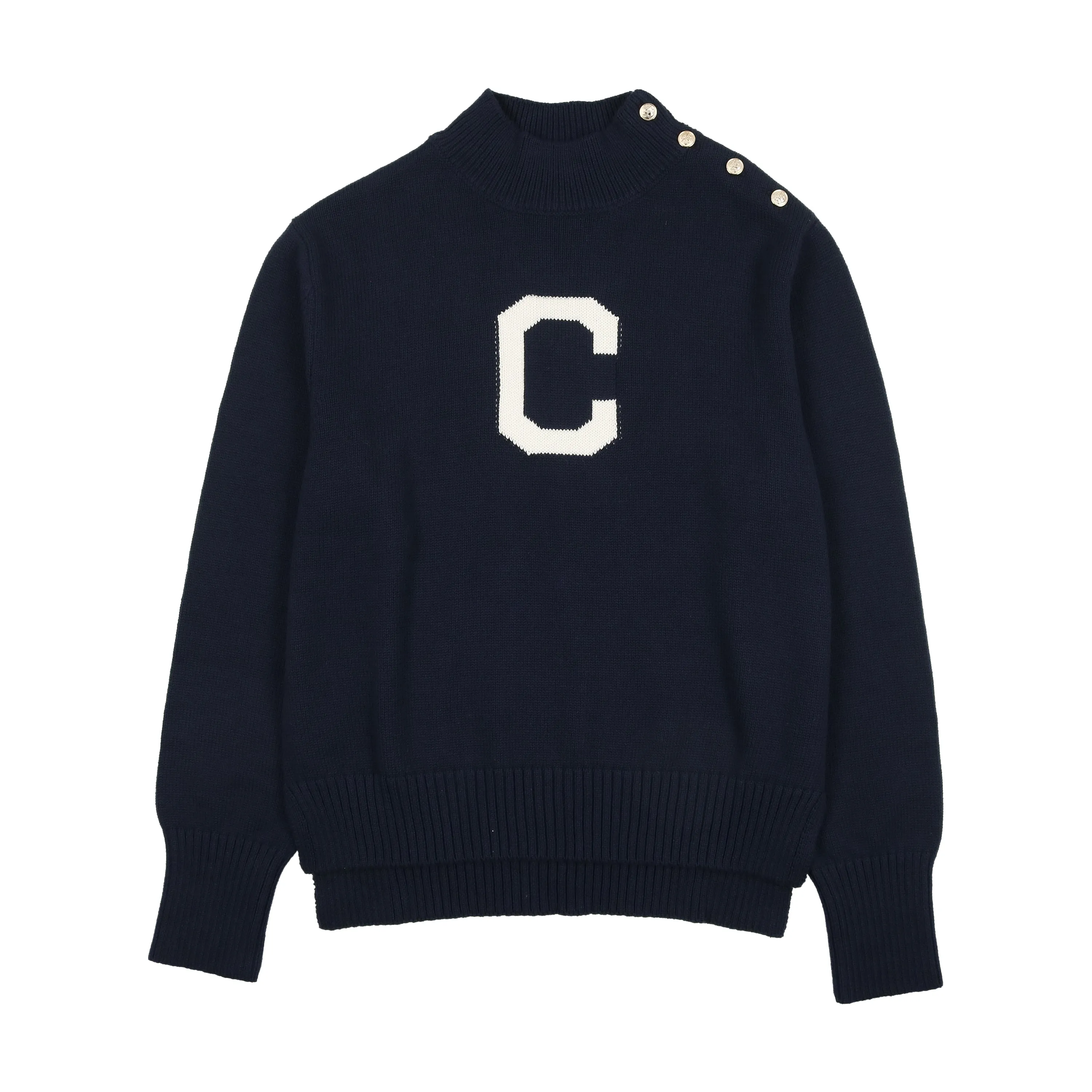 Coco Blanc Navy Knit Set