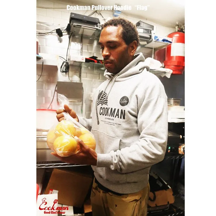Cookman Pullover Hoodie - Flag : Gray