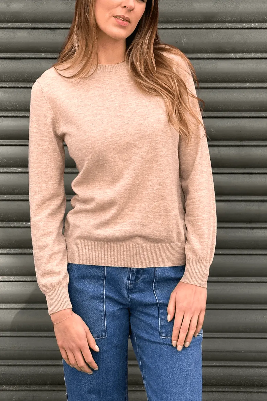 Crew Neck Cashmere Merino Jumper