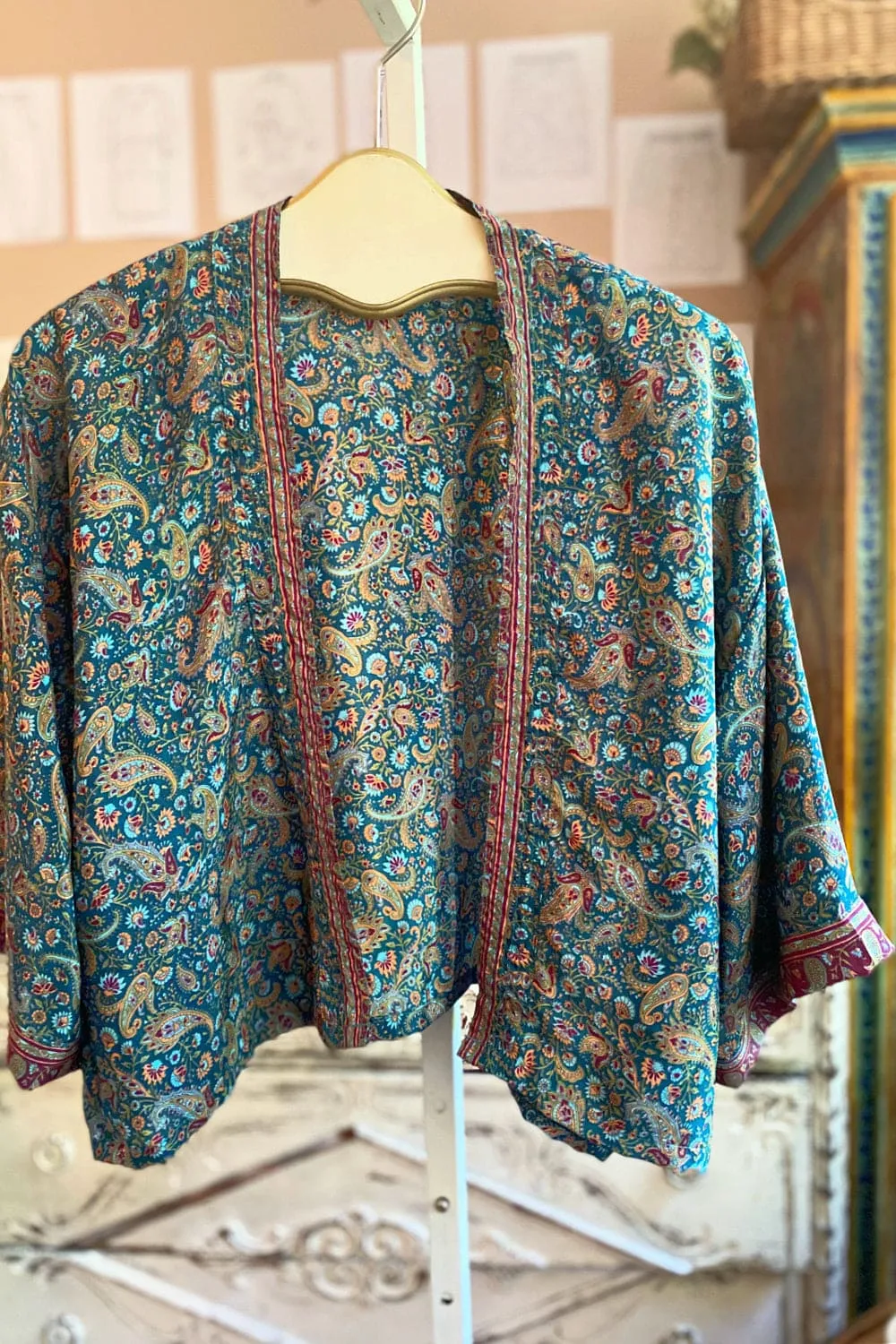 Crop Kimono Jacket