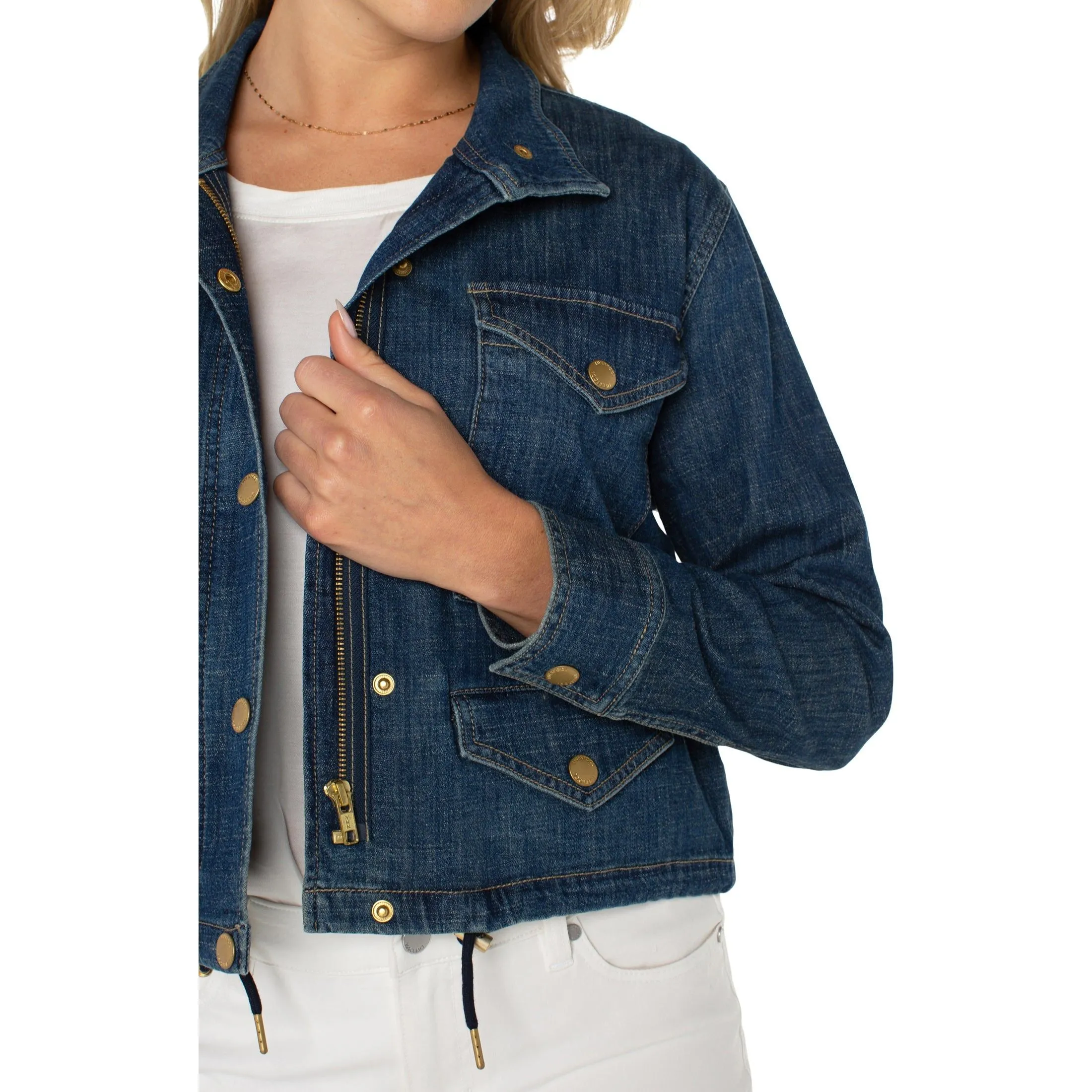 Cropped Cargo Jacket