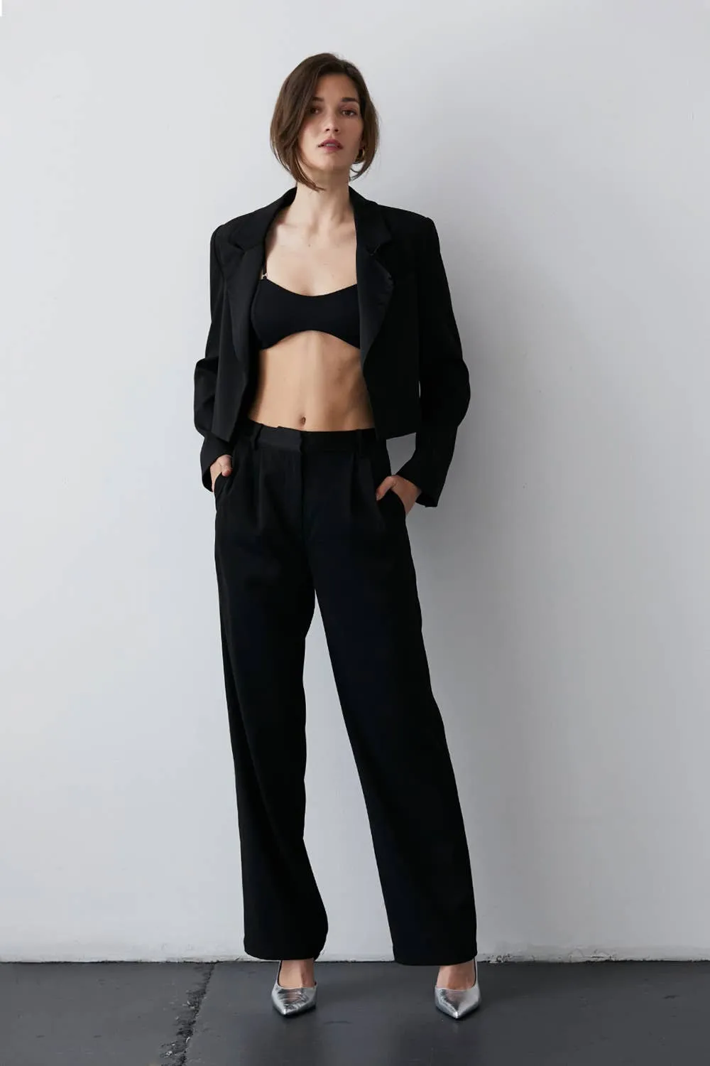 Cropped Tux Jacket