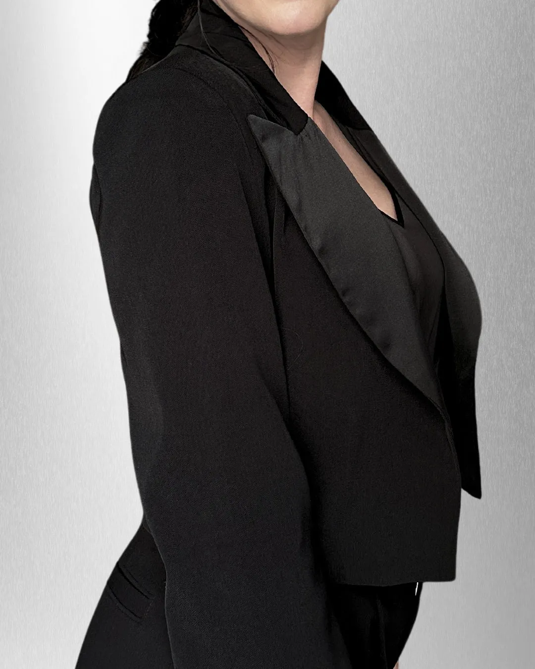 Cropped Tux Jacket