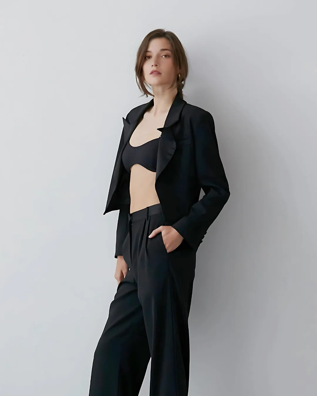Cropped Tux Jacket
