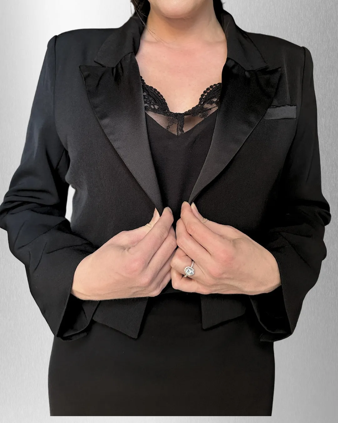 Cropped Tux Jacket