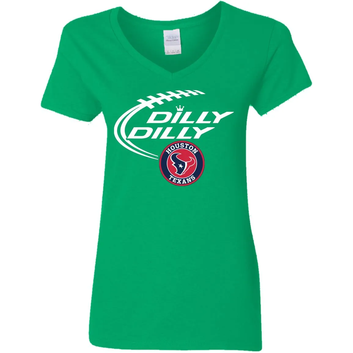 Dilly Dilly Houston Texans Nfl Football Women V-Neck T-Shirt