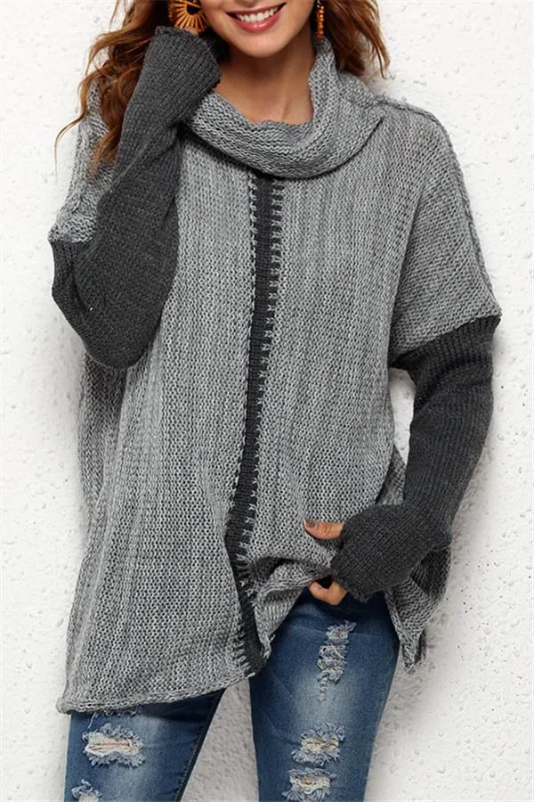 elveswallet Cozy Turtleneck Pullover Sweater