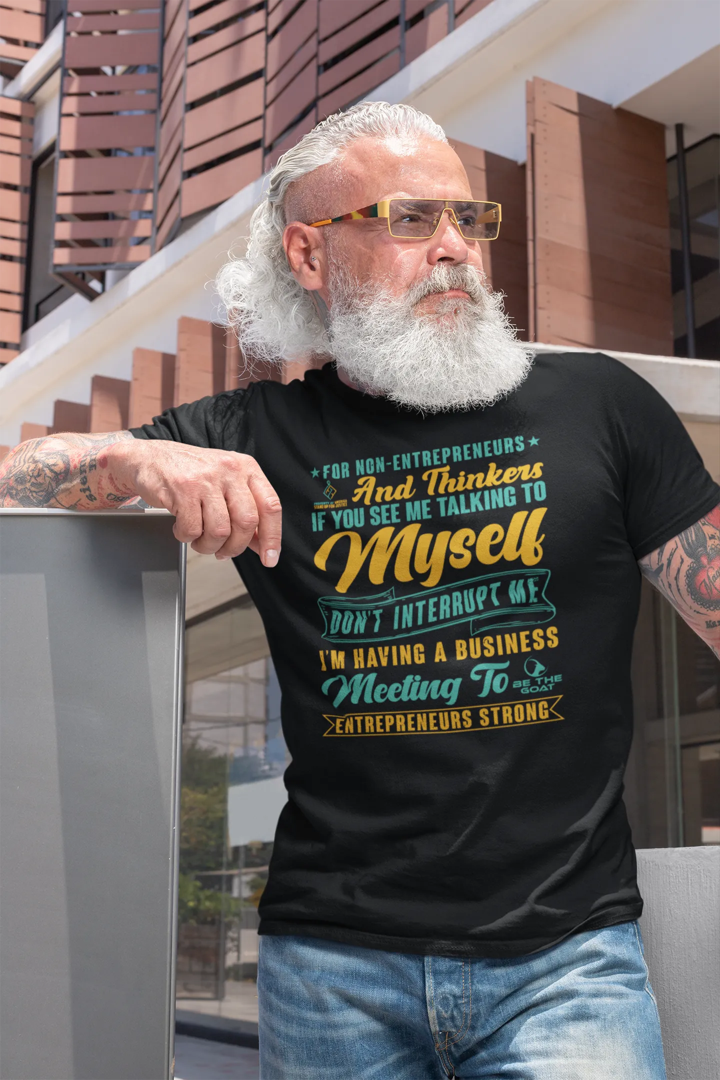 Entrepreneurs Sweat Shirt If You See Me Talking To Myself Don't Interrupt Me Men's Women's Unisex T-Shirt
